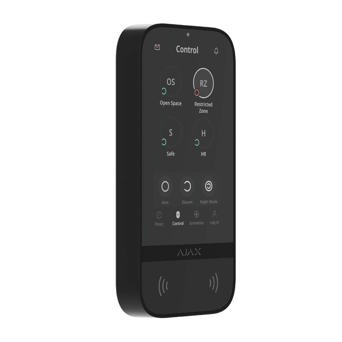 Ajax Touch Keypad — alternate view